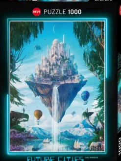 Future Cities - Sky Isle Puzzel (1000 stukjes)