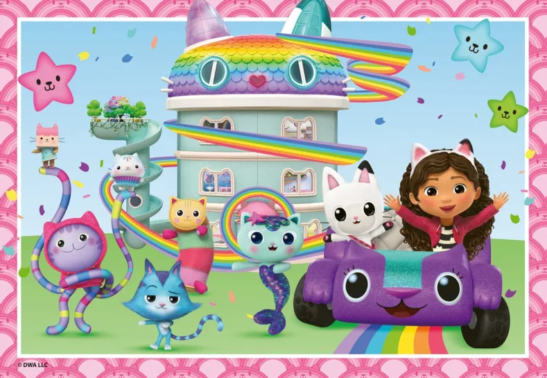 Gabby's Dollhouse Puzzel (2x24 stukjes)
