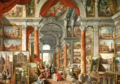 Galerij met Uitzichten op het Moderne Rome Puzzel (1000 stukjes)