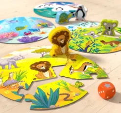 Game meets Puzzle - Waar Wonen de Leeuw en zijn Dierenvriendjes?