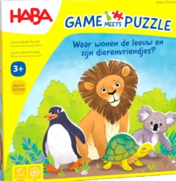 Game meets Puzzle - Waar Wonen de Leeuw en zijn Dierenvriendjes?