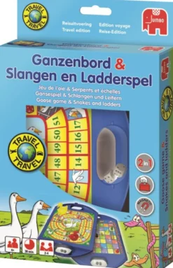 Ganzenbord / Slangen & Ladderspel Reisspel