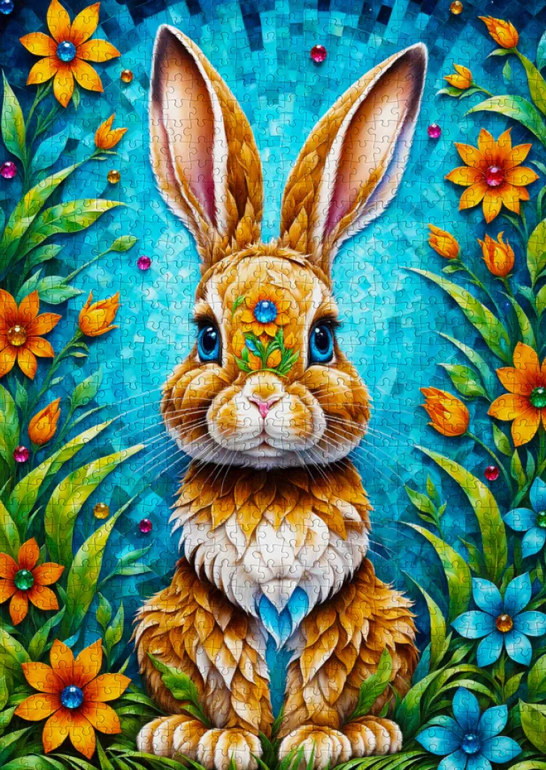 Garden Bunny Puzzel (1000 stukjes)