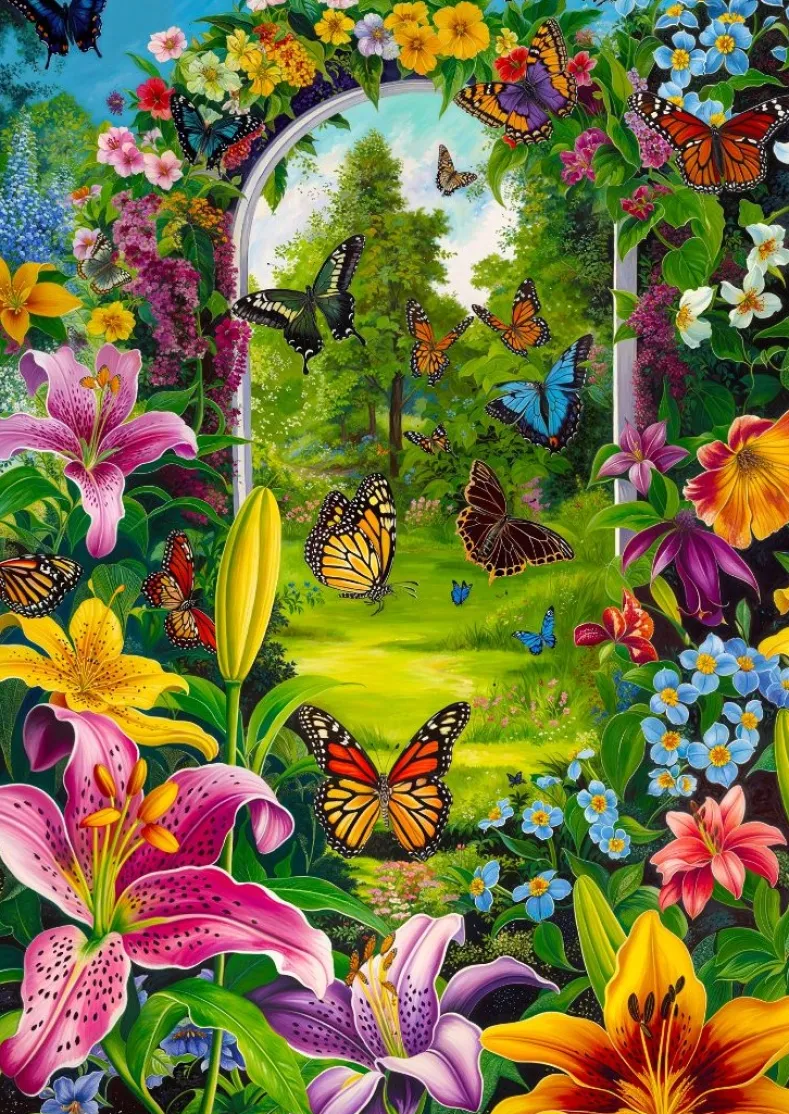 Garden Passage Puzzel (1000 stukjes)