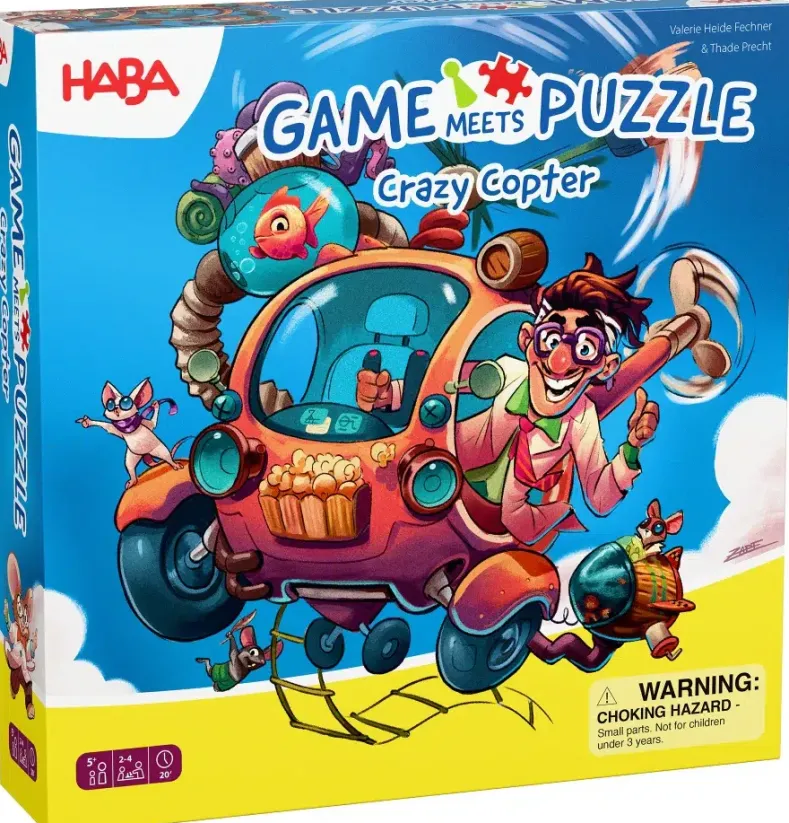 Gekke Helicopter Puzzel Spel