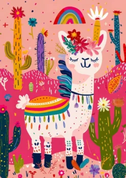 Gentle Llama Puzzel (1000 stukjes)