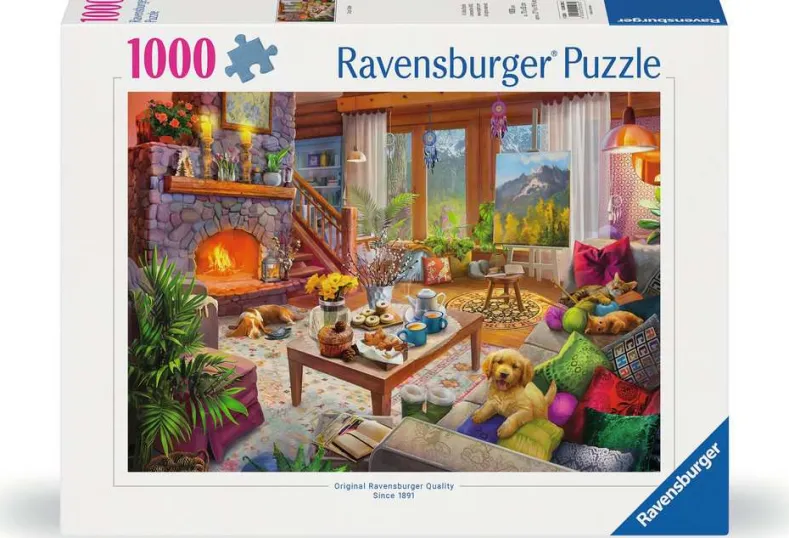 Gezellige Hut Puzzel (1000 stukjes)