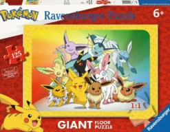 Giant Floor Puzzel - Pokemon (125 stukjes)