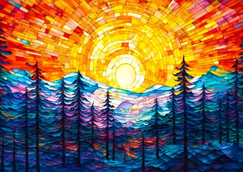 Glorious Sunset Puzzel (1000 stukjes)