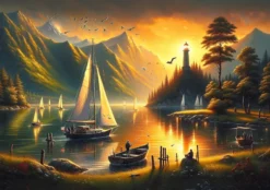 Golden Shores Puzzel (1000 stukjes)