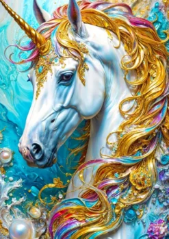 Golden Unicorn Puzzel (1000 stukjes)