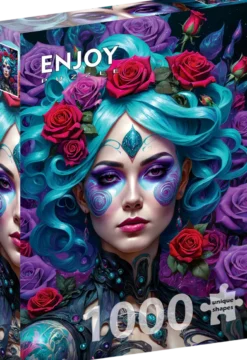 Gothic Flowers Portrait Puzzel (1000 stukjes)