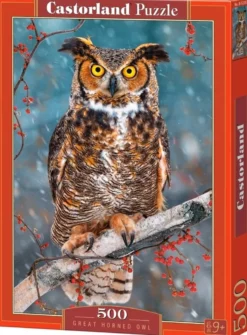 Great Horned Owl Puzzel (500 stukjes)