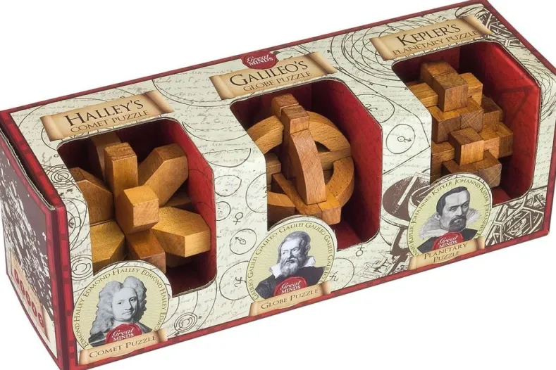 Great Minds -Set of 3 (Halley, Galileo en Kepler)