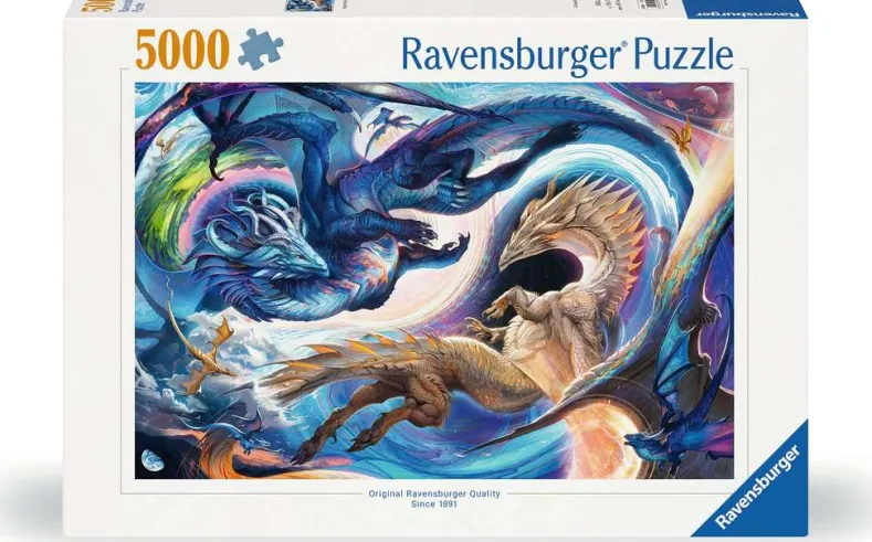 Groot vliegerfestival bij Dag en Nacht Puzzel (5000 stukjes)