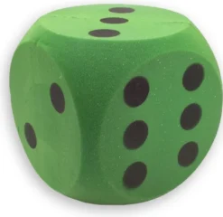 Grote Dobbelsteen 15 cm (Groen)