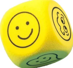 Grote Emoticon Dobbelsteen (4 cm)