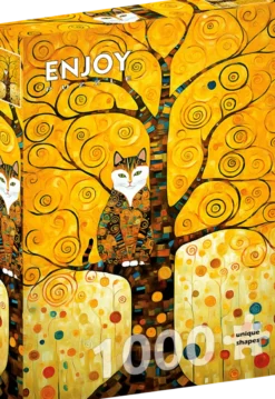 Gustav Klimt's Cat in the Tree of Life Puzzel (1000 stukjes)