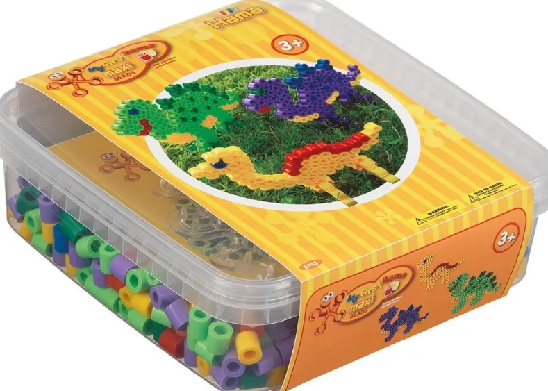 Hama - Maxi Set Dino Strijkkralen (600 stuks)