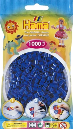 Hama - Strijkkralen Blauw (1000 stuks)