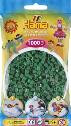 Hama - Strijkkralen Groen (1000 stuks)