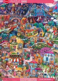 Happytown - Good Evening Puzzel (1000 stukjes)