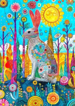 Hare's Whimsical Land Puzzel (1000 stukjes)