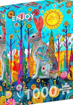 Hare's Whimsical Land Puzzel (1000 stukjes)