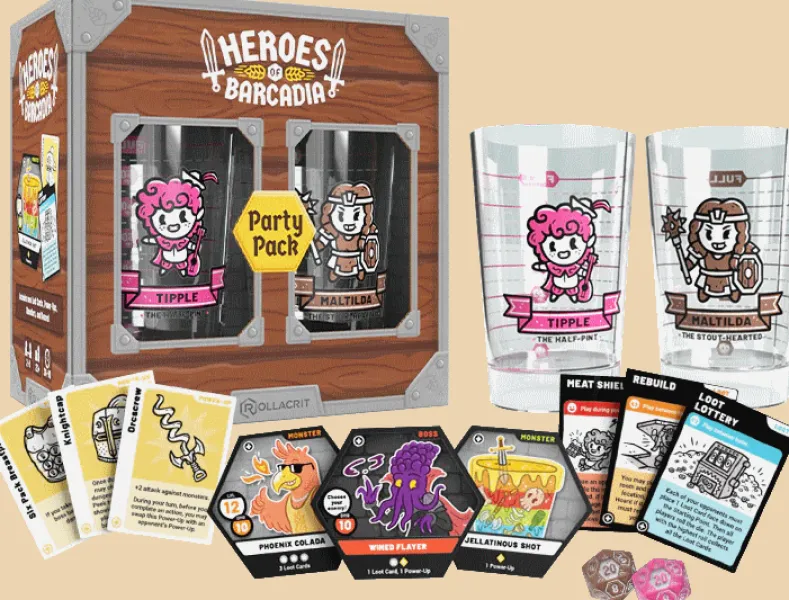 Heroes of Barcadia Party Pack