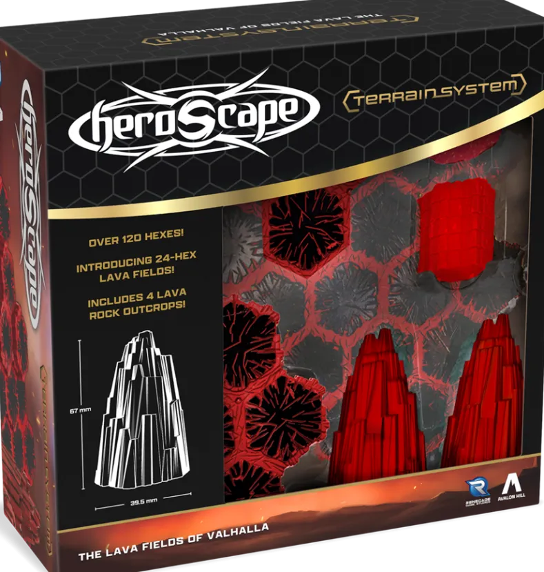 Heroscape - Lava Fields of Valhalla Terrain Expansion