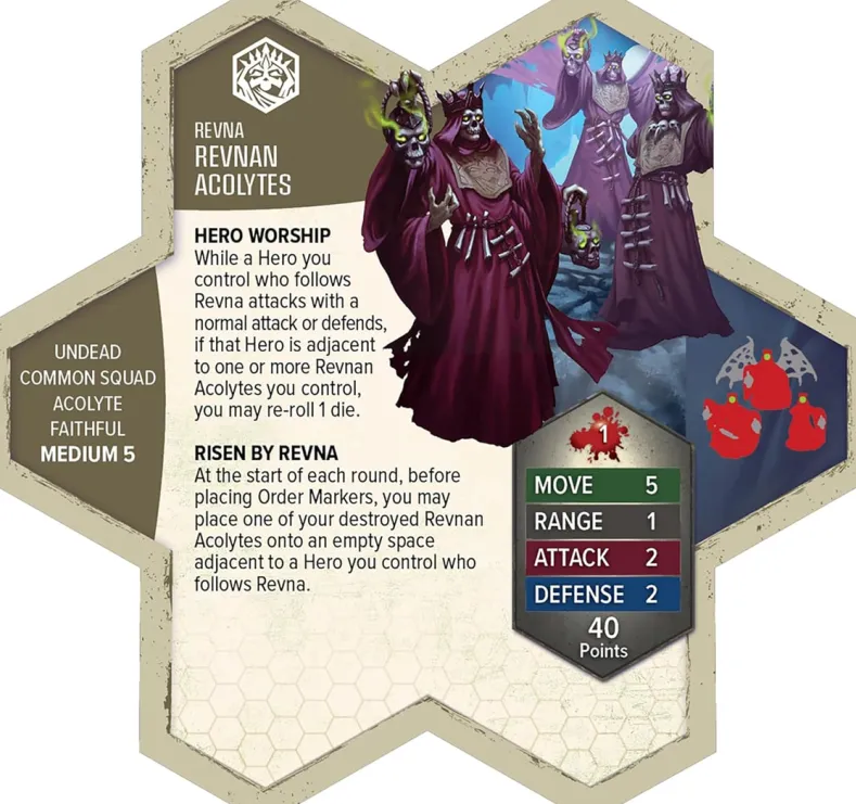 Heroscape - Revnan Acolytes & Grave Grim Army Expansion