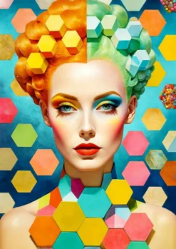 Hexa Portrait Puzzel (1000 stukjes)