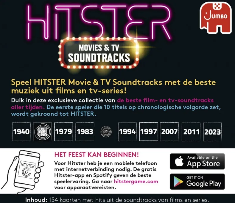 Hitster - Movies & TV Soundtracks Uitbreiding