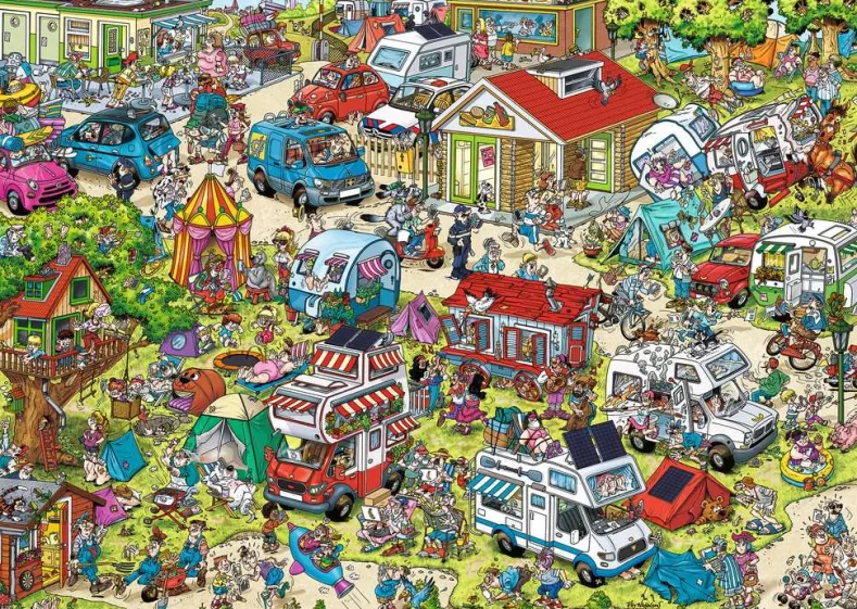 Holiday resort 1 - The Campsite Puzzel (1000 stukjes)