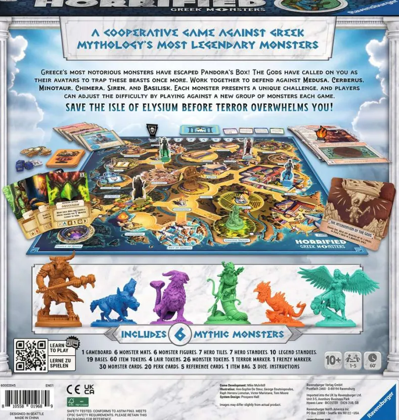 Horrified - Greek Monsters - Bordspel (doos beschadigd)