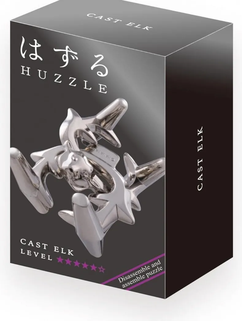 Huzzle Cast Puzzle - Elk (level 5)
