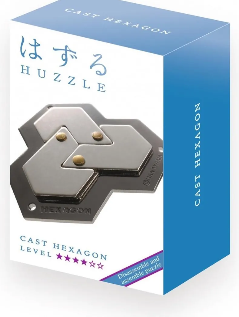 Huzzle Cast Puzzle - Hexagon (level 4)