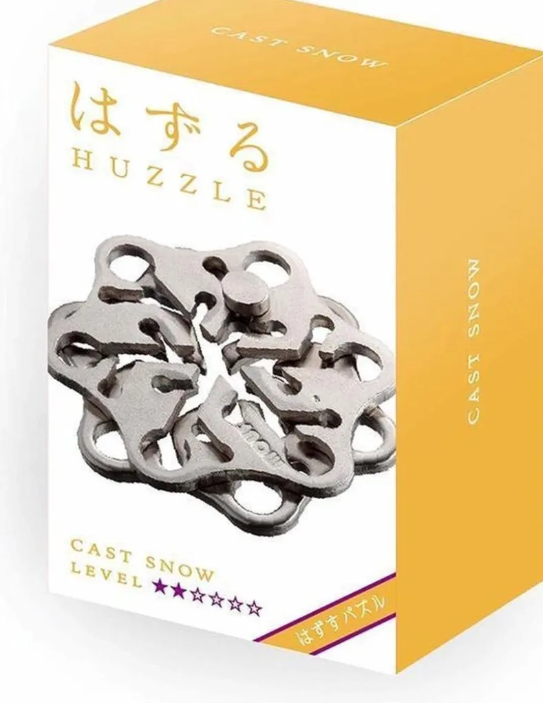 Huzzle Cast Puzzle - Snow (level 2)