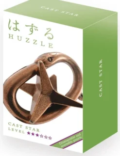 Huzzle Cast Puzzle - Star (level 3)