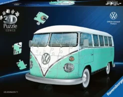 Iconics 3D Puzzel - Volkswagen T1 (162 stukjes)