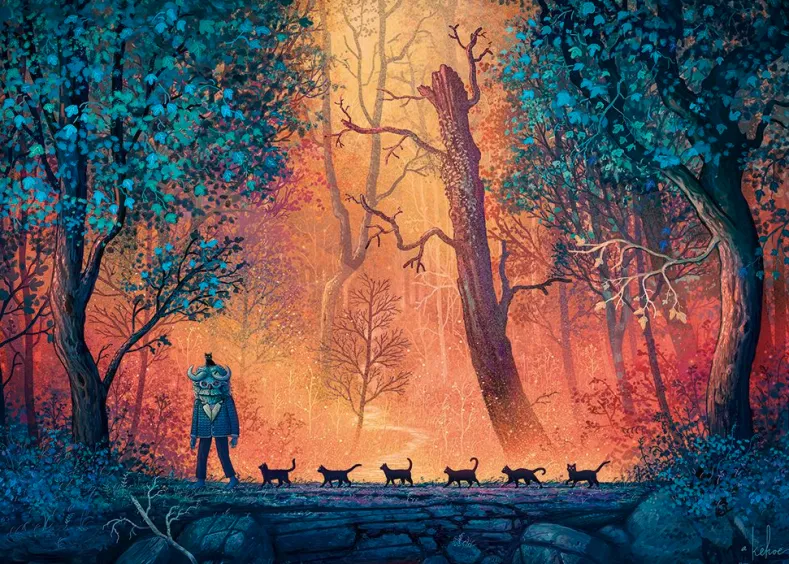 Inner Mystic - Woodland March Puzzel (1000 stukjes)
