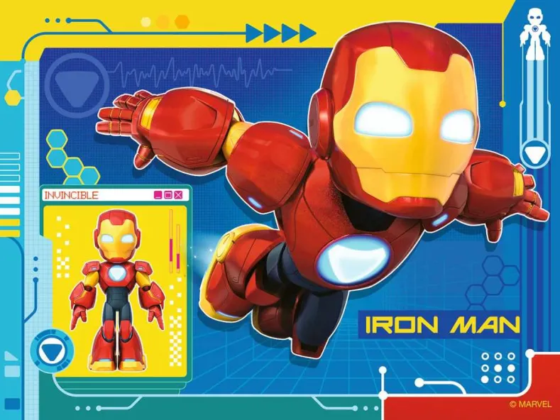 Iron Man & Friends (4 in 1 Puzzel)