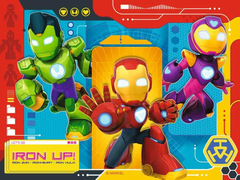Iron Man & Friends (4 in 1 Puzzel)