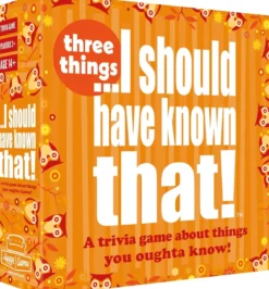 I Shoud Have Known - 3 Things - Card game