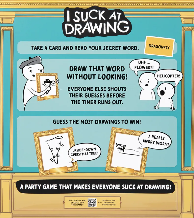 I Suck At Drawing - Board game