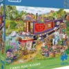 Janice Daughters- Canal Boat Blooms Puzzel (500XL stukjes)