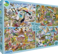 Janice Daughters - Wings in the Wild Puzzel (4x500 stukjes)