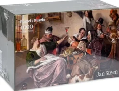 Jan Steen - As the old sing, So Pipe the Young Puzzel (1000 stukjes)
