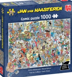 Jan van Haasteren - Bij de Kapper Puzzel (1000 stukjes)
