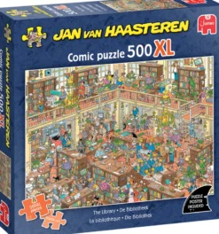 Jan van Haasteren - De Bibliotheek Puzzel (500 XL stukjes)